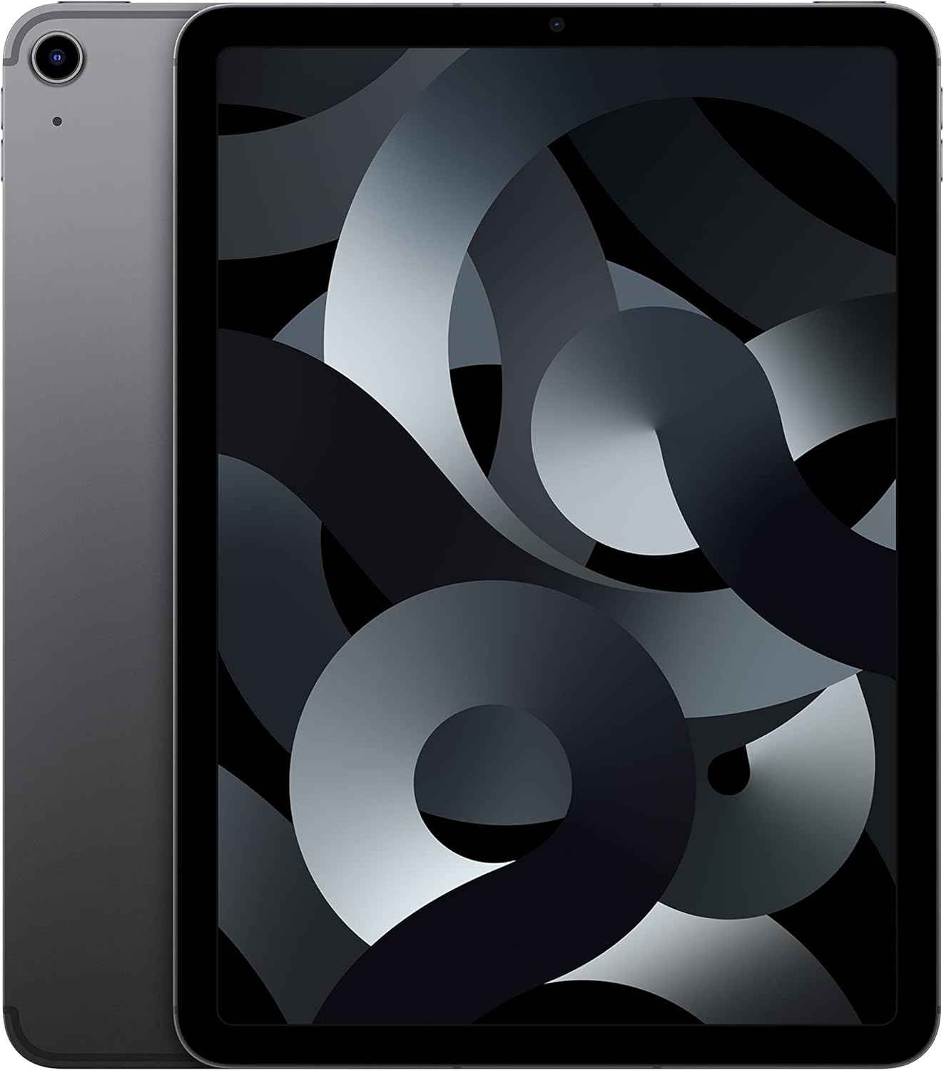 Apple iPad Air 5th Gen. (10.9-inch, Wi-Fi + Cellular, 256GB) 2022 - Space Gray (Renewed Premium)