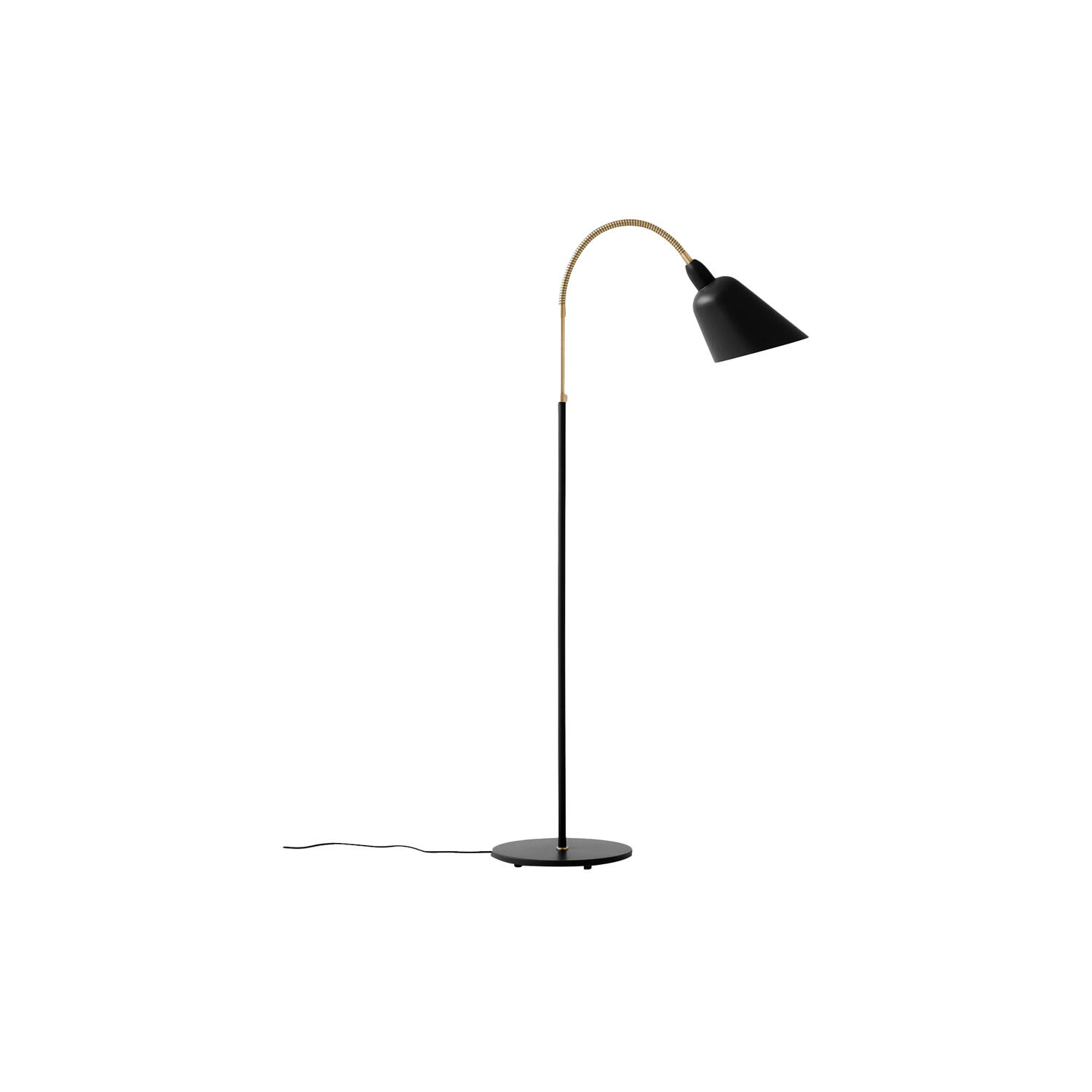 Bellevue AJ7 gulvlampe, black/brass