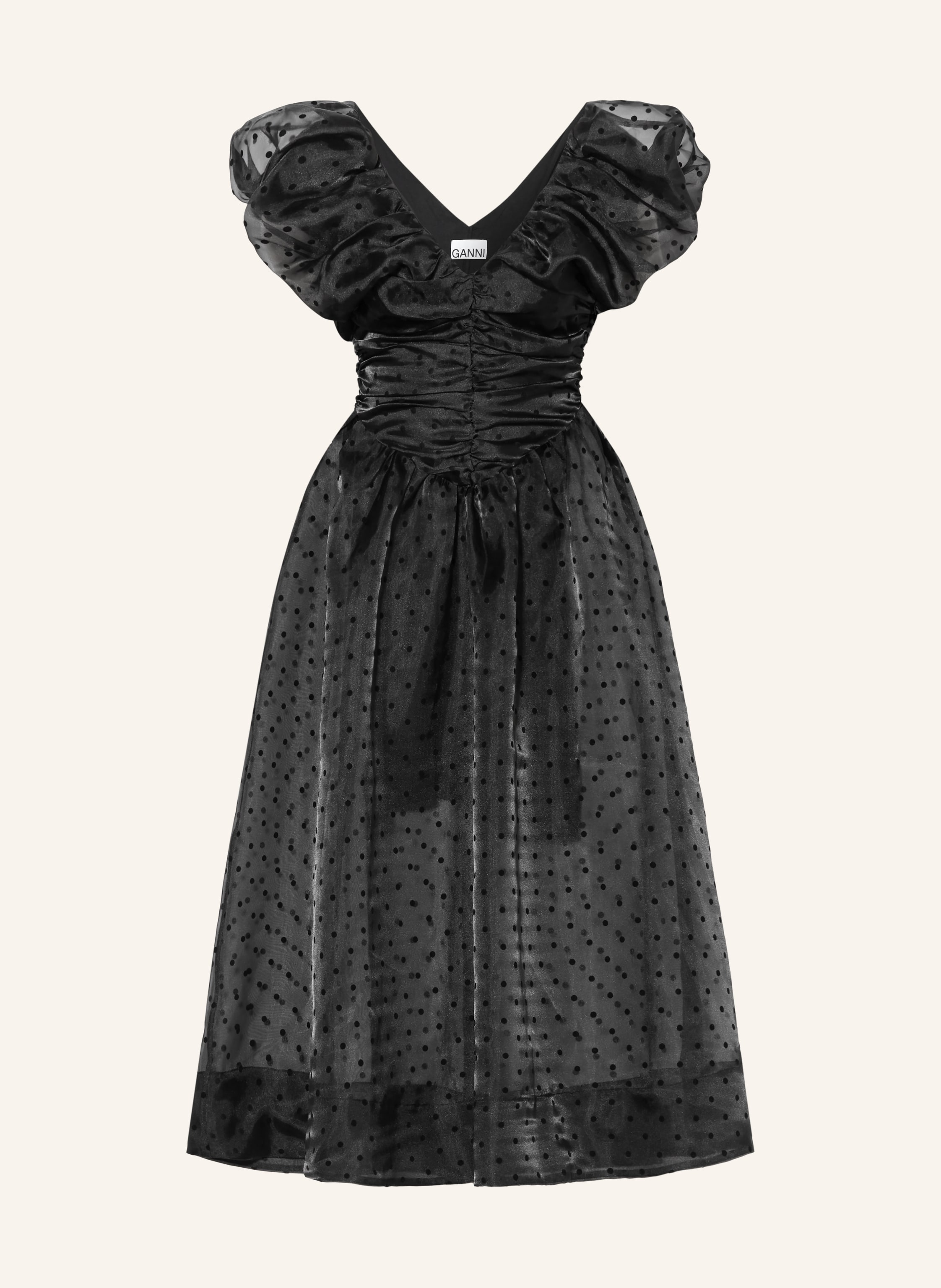 GANNI Kleid mit Rüschen