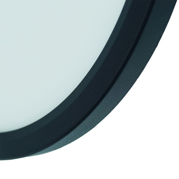 Plafon DENVERokrągły czarno-biały LED 1x18W 23cm 1800lm IP20 IdeaLED
