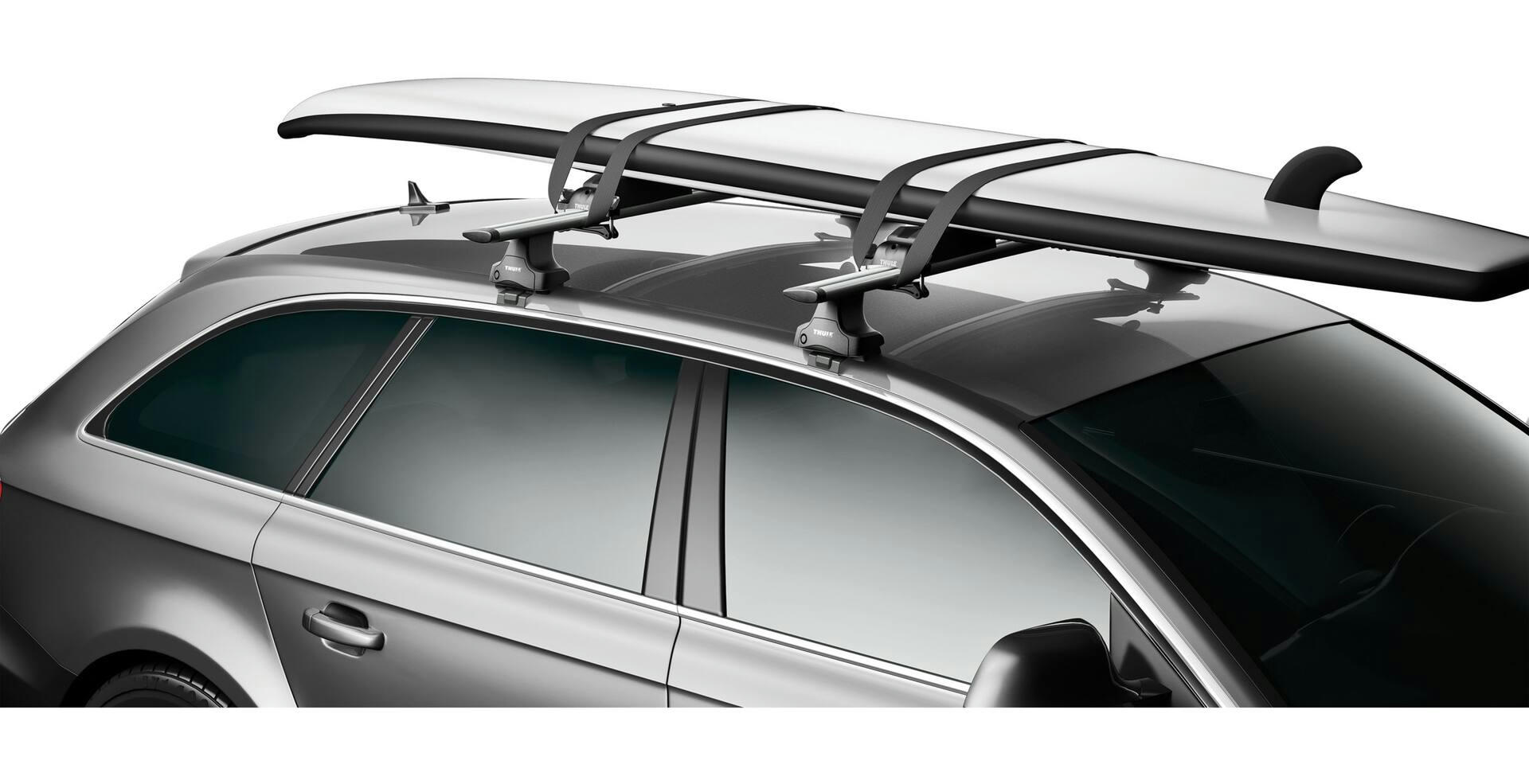 Thule 811XT Board Shuttle Roof Top Mount SurfboardRack, Adjustable, 34-in, 2-pc
