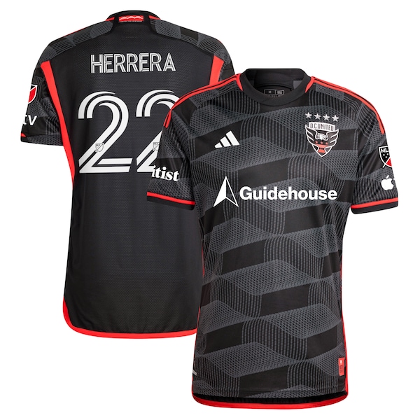 Aaron Herrera D.C. United adidas 2024 The Icon Kit Authentic Player Jersey - Black