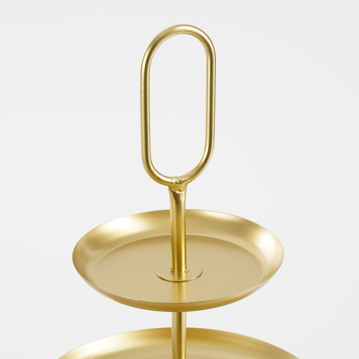 Mica Decorations Rama Etagere 2 Laags - L28 x B28 x H36 cm - Metaal - Goud