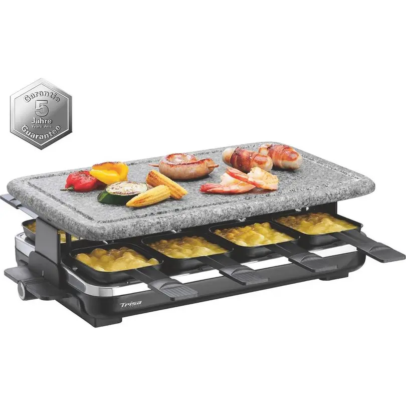 Racletteofen 8er-Set Hot Stone