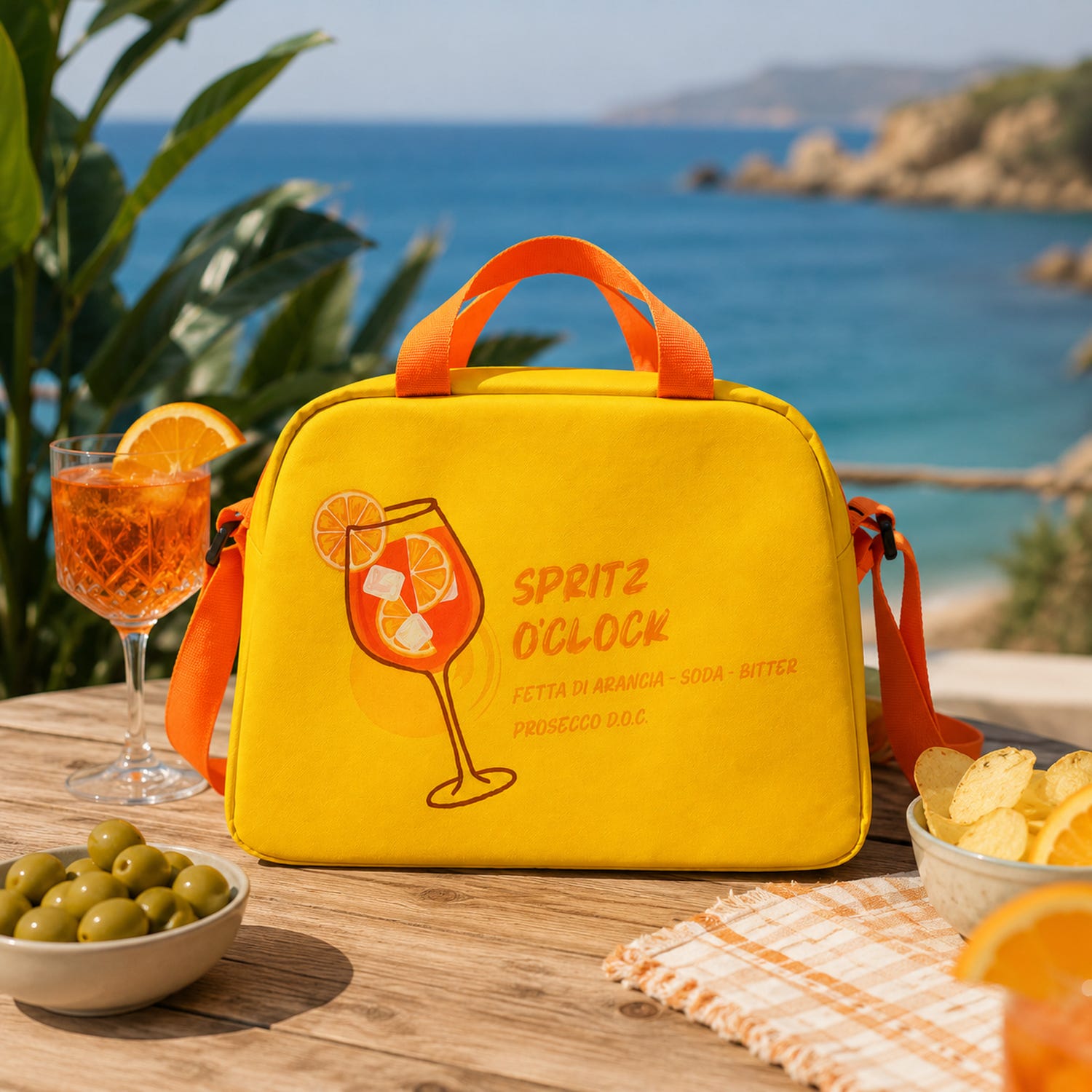 Borsa termica 32 L con tracolla e manici Spritz