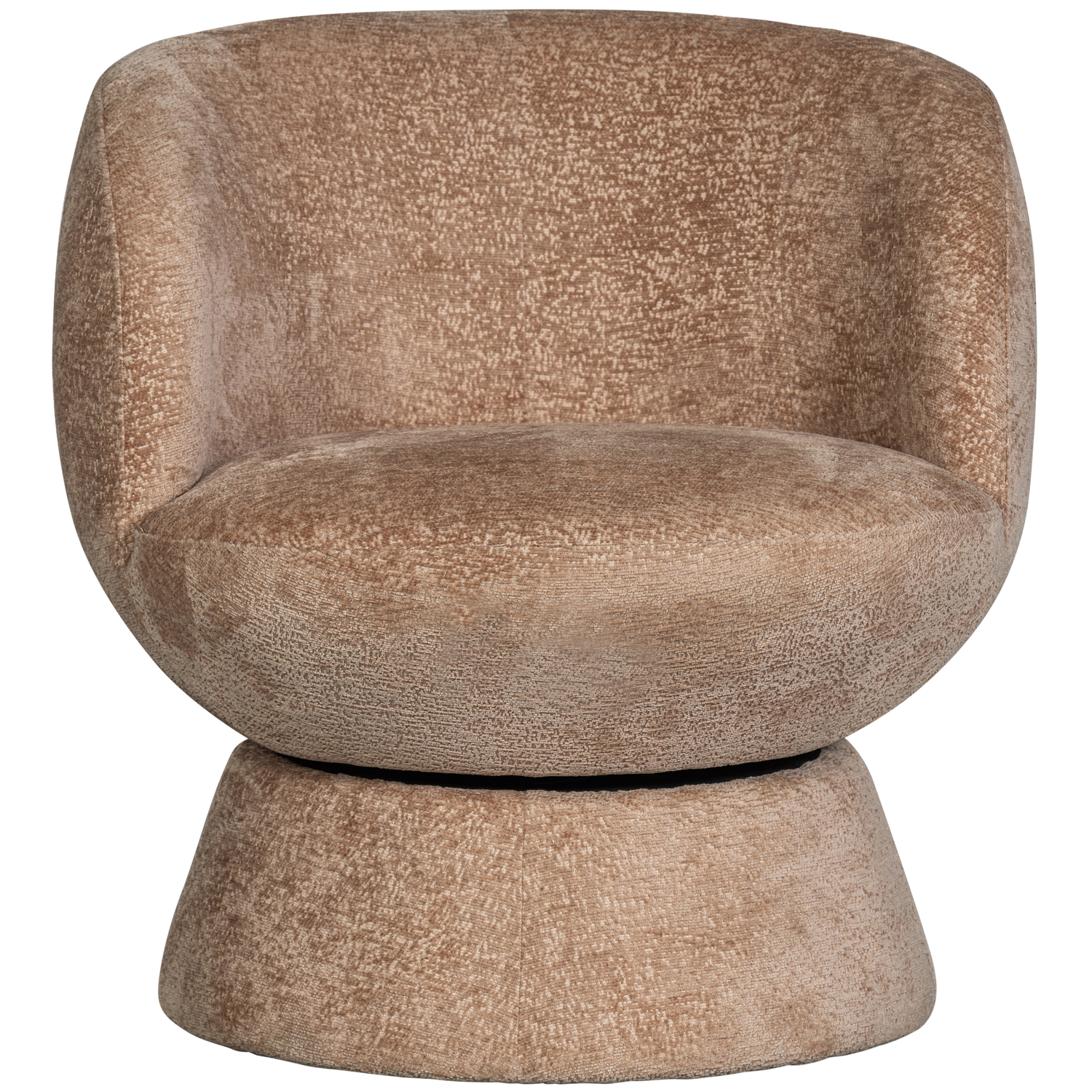 WOOOD draaibare fauteuil Shuffle - Polyester - Naturel - 72x73x71