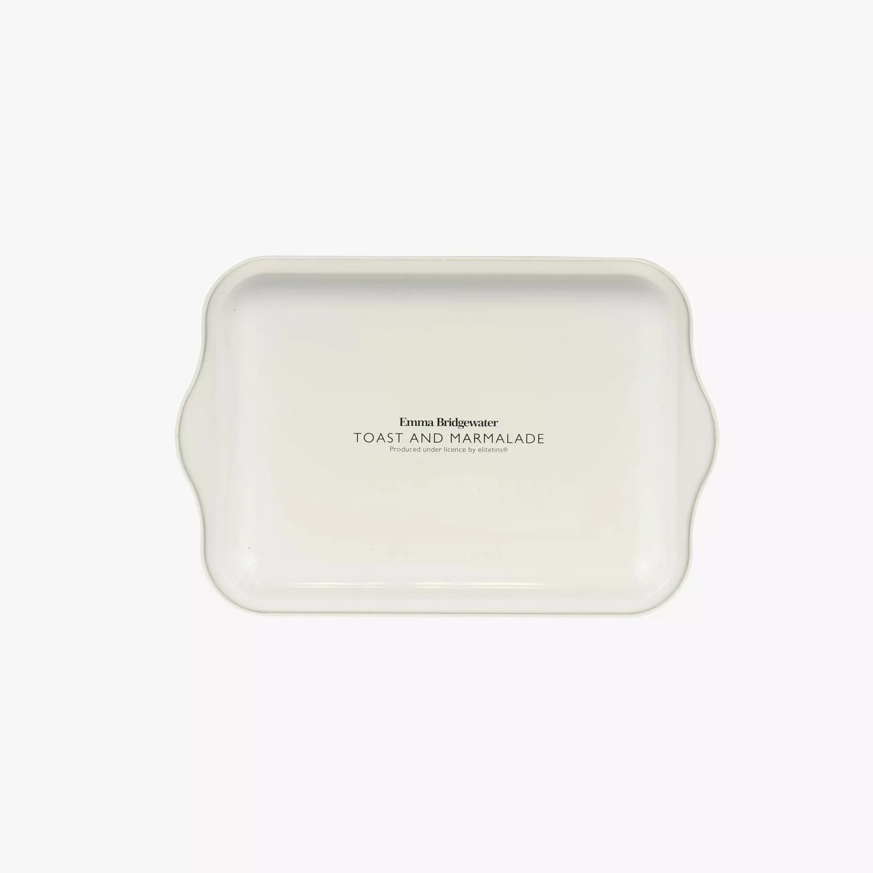 Black Toast Small Tin Tray