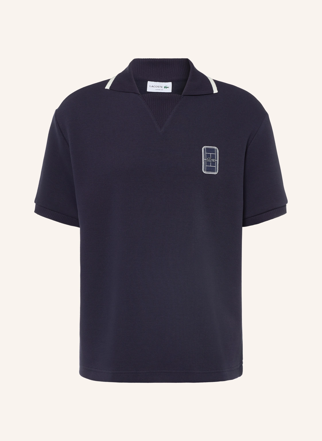 LACOSTE Piqué-Poloshirt Loose Fit