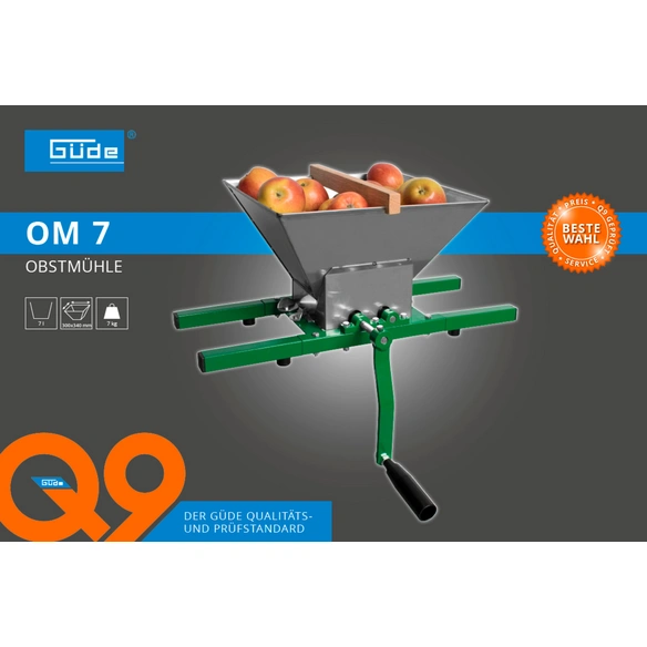 Obstpresse »OM 7«, Aufbaumaß LxBxH: 57 x 49,5 x 26,5 cm