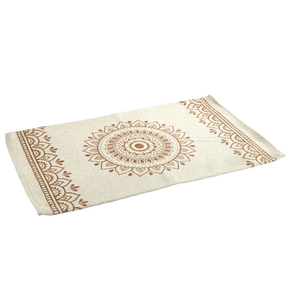 Set de table rectangulaire style oriental motif rosace 30x50cm
