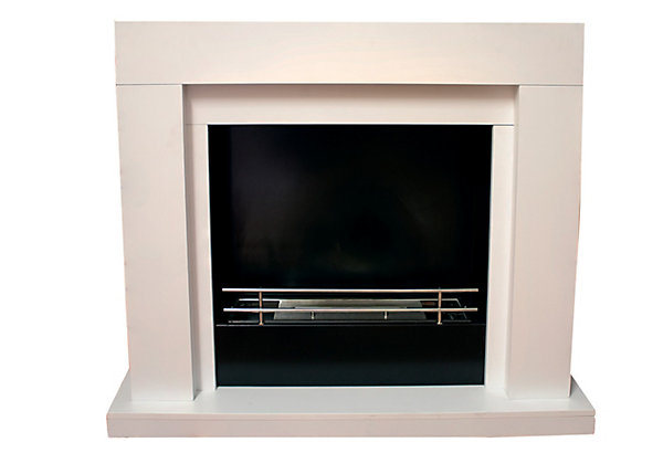 Chéminée bio-éthanol UDINE 2.5 kw blanc