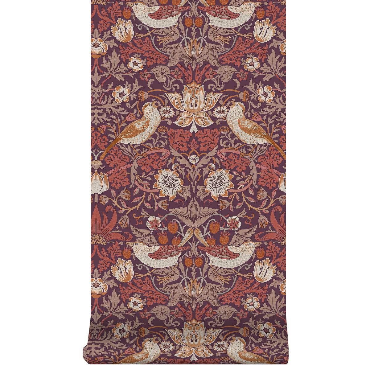 William Morris at Home Vliesbehang Strawberry Thief - 10mx52cm