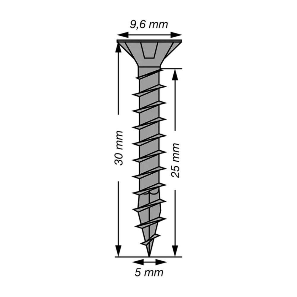 UNIVERSALSKRUE SPAX T-STAR VGW BLAX 5X30MM 50STK