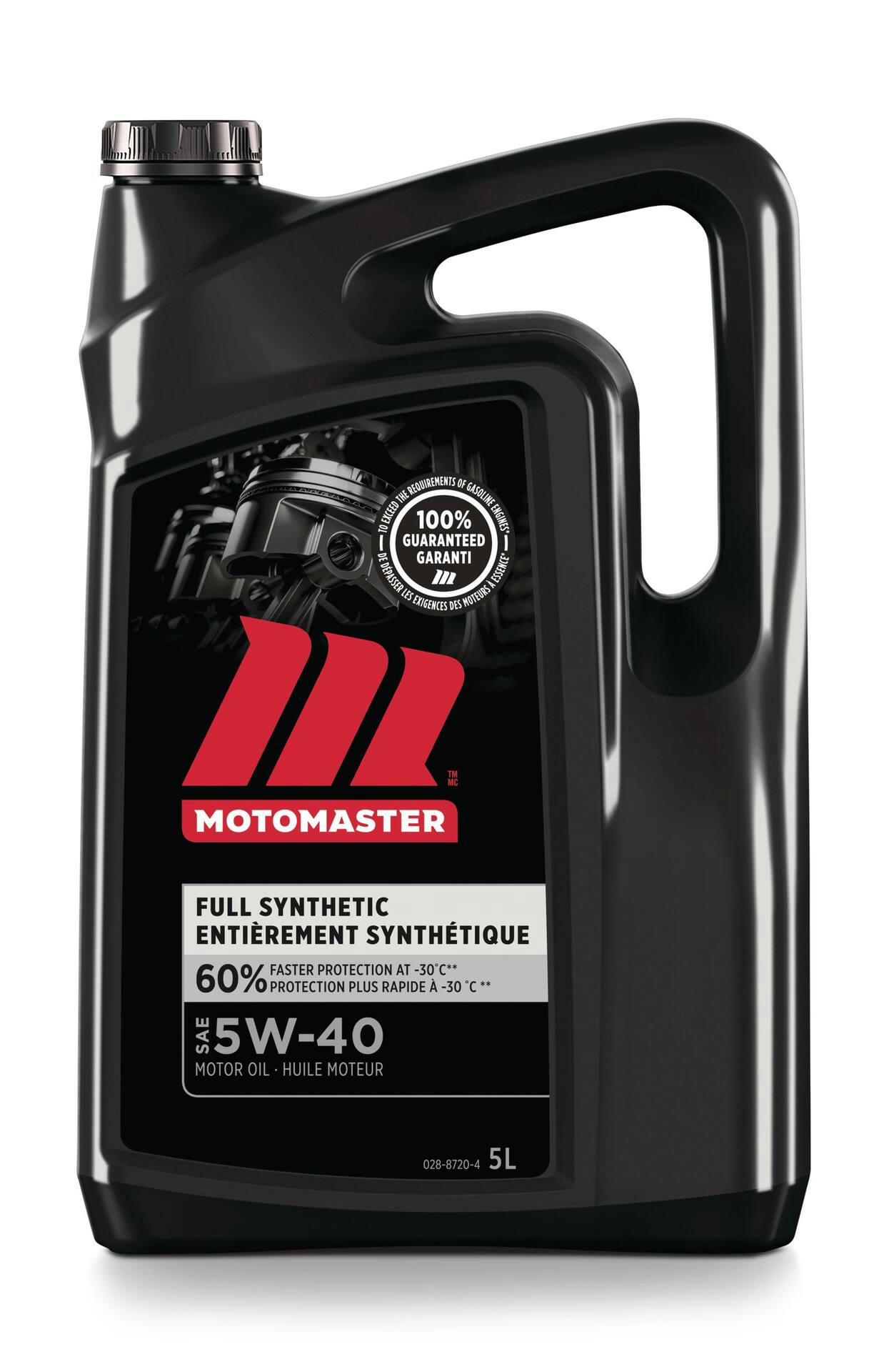 MotoMaster 5W40 Synthetic Engine/Motor Oil, 5-L
