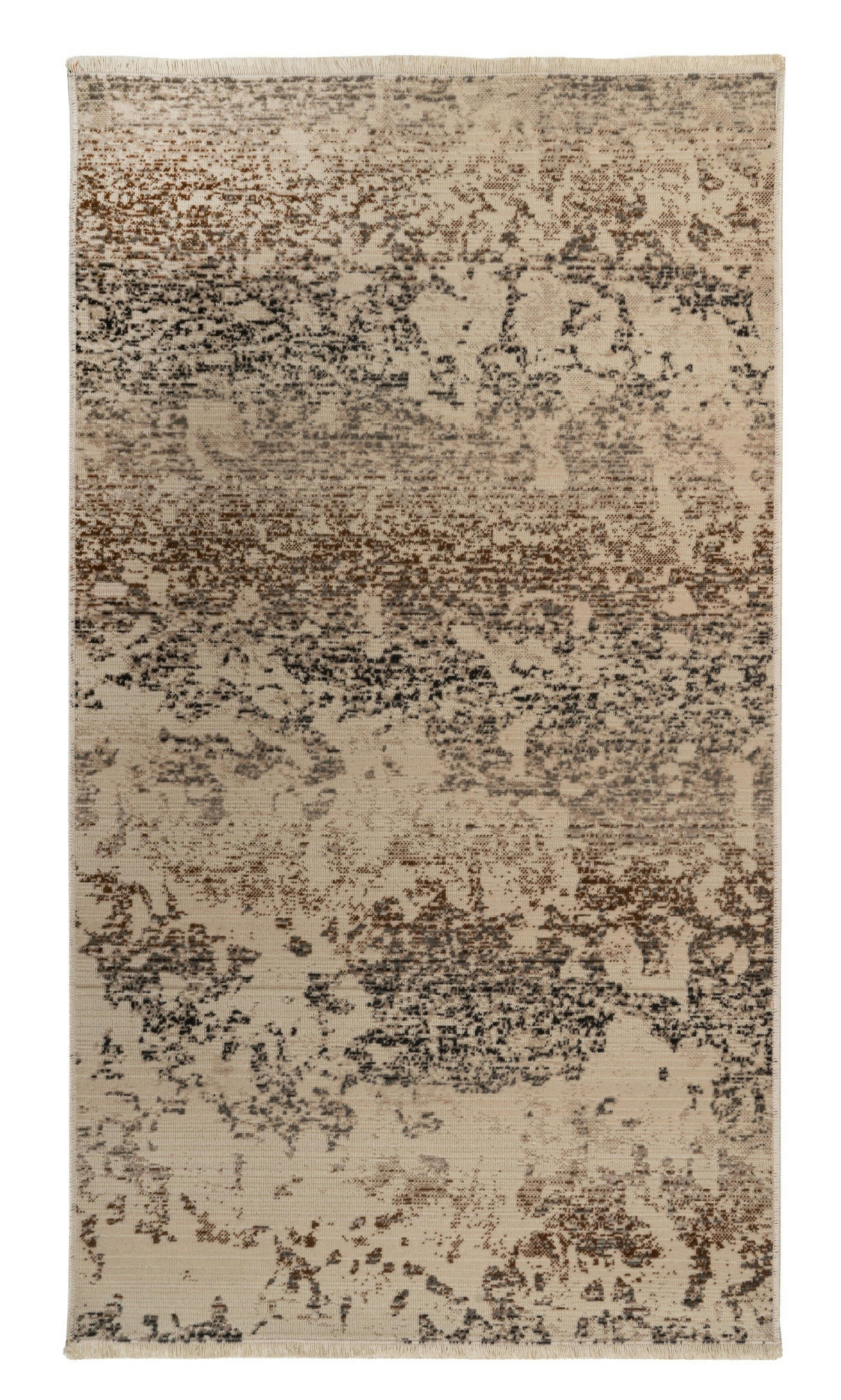RUCHA - Tapis de salon en polypropylène beige 80x160 cm