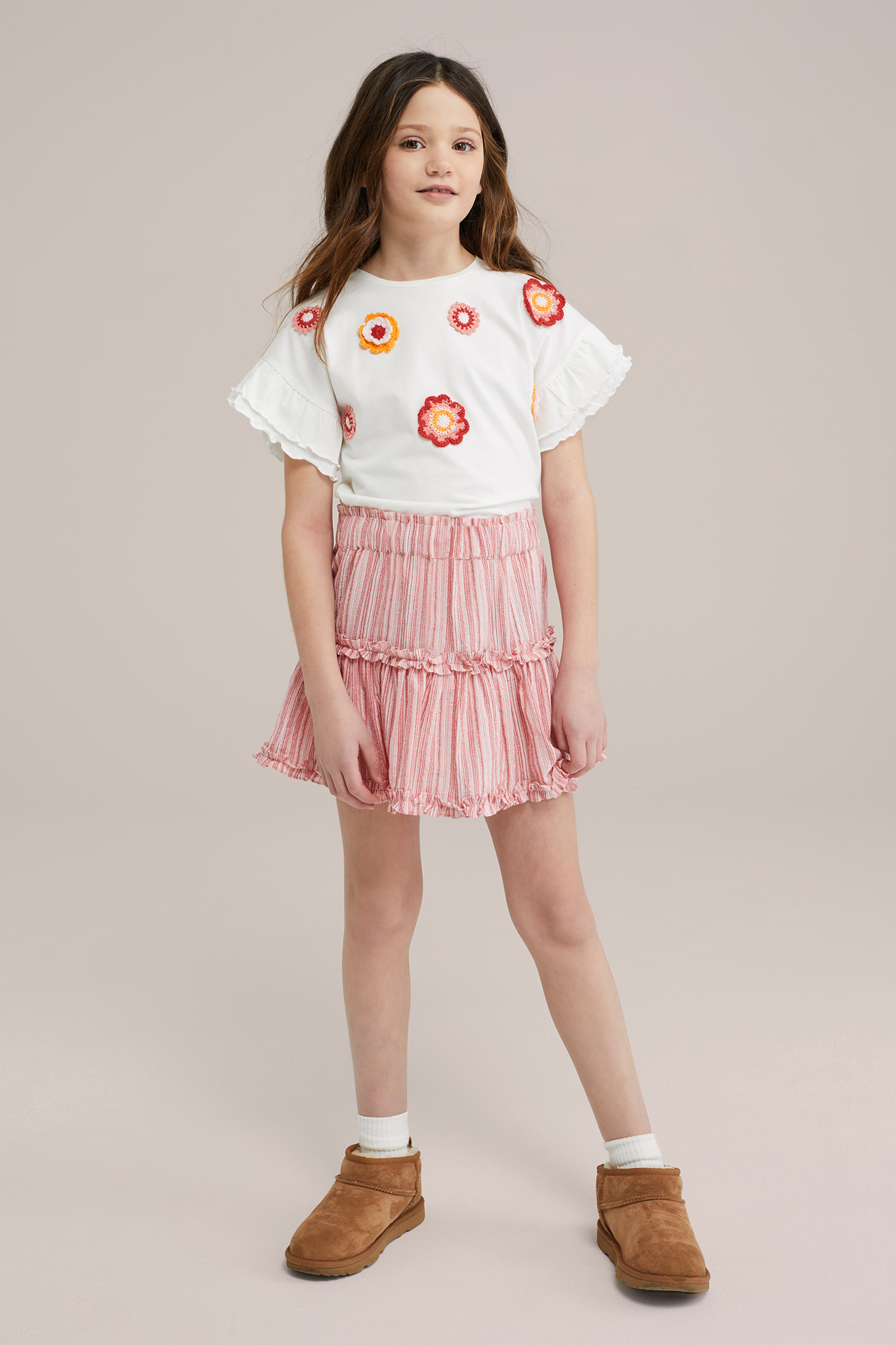 Meisjes skort met print