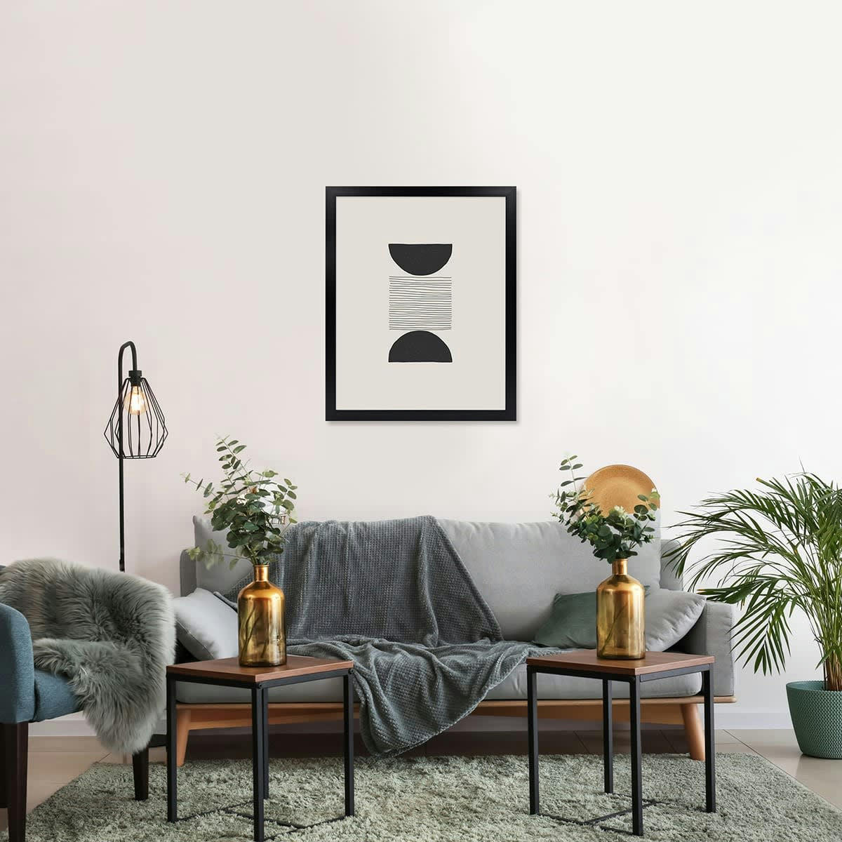 ETERNEL - Cadre photo design noir 40x50 cm bois reconstitué fsc