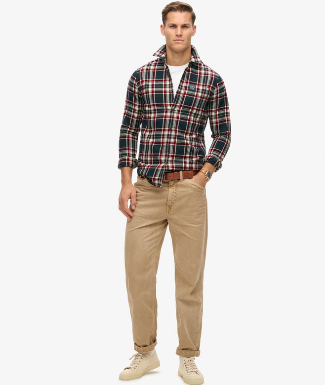 Long Sleeve Cotton Lumberjack Shirt