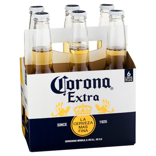 Corona Extra, Crisp, Light & Refreshing Beer, 4.5% ABV,355mL (Case of 24 Bottles)