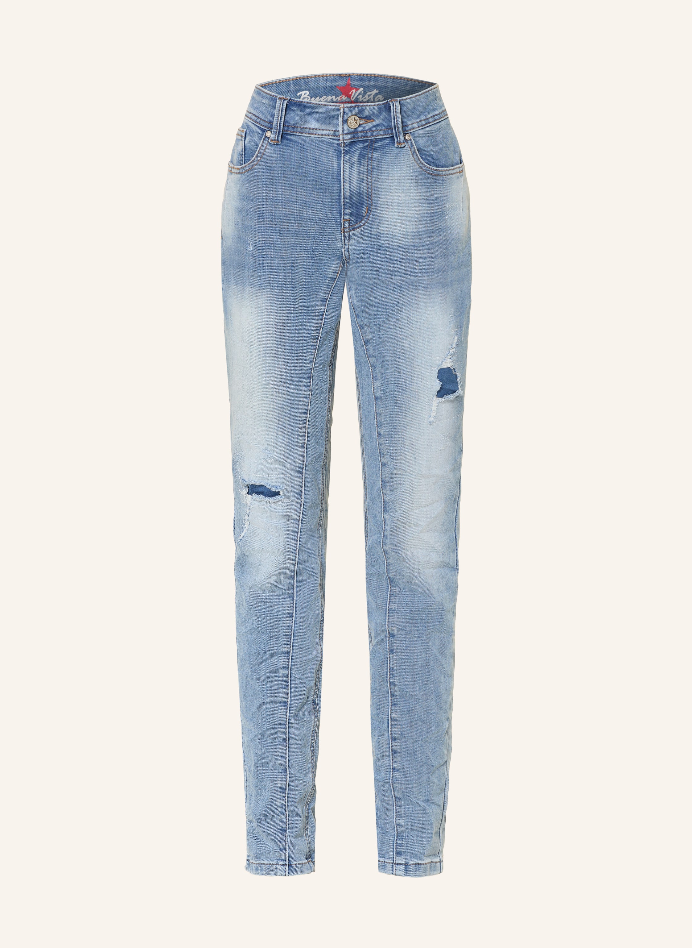 Buena Vista Destroyed Jeans MALIBU-ZIP