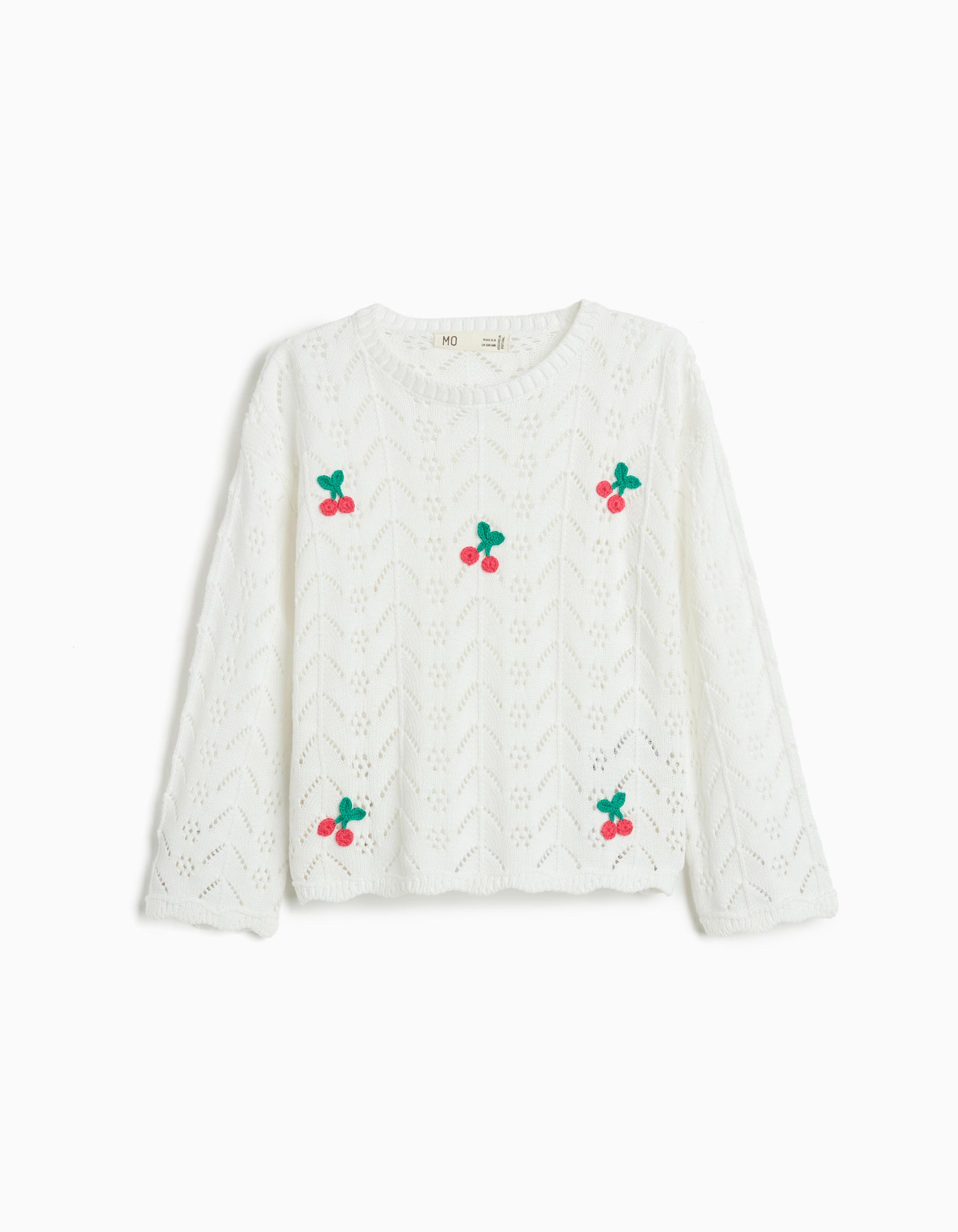 Camisola de Malha, Menina, Branco