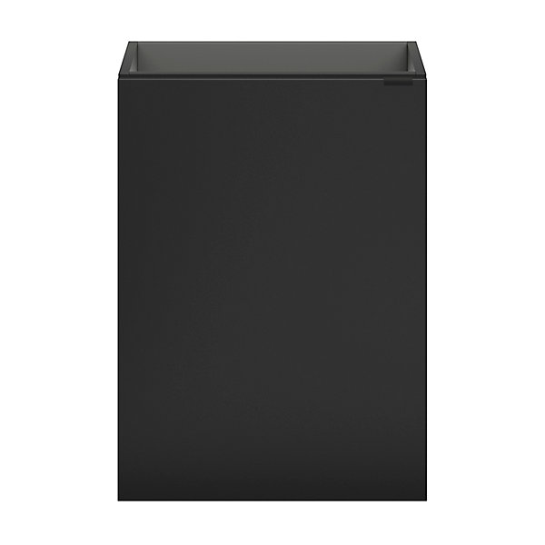 Meuble lave mains suspendu noir mat l.44 x H.55 x P.23 cm, GoodHome Imandra