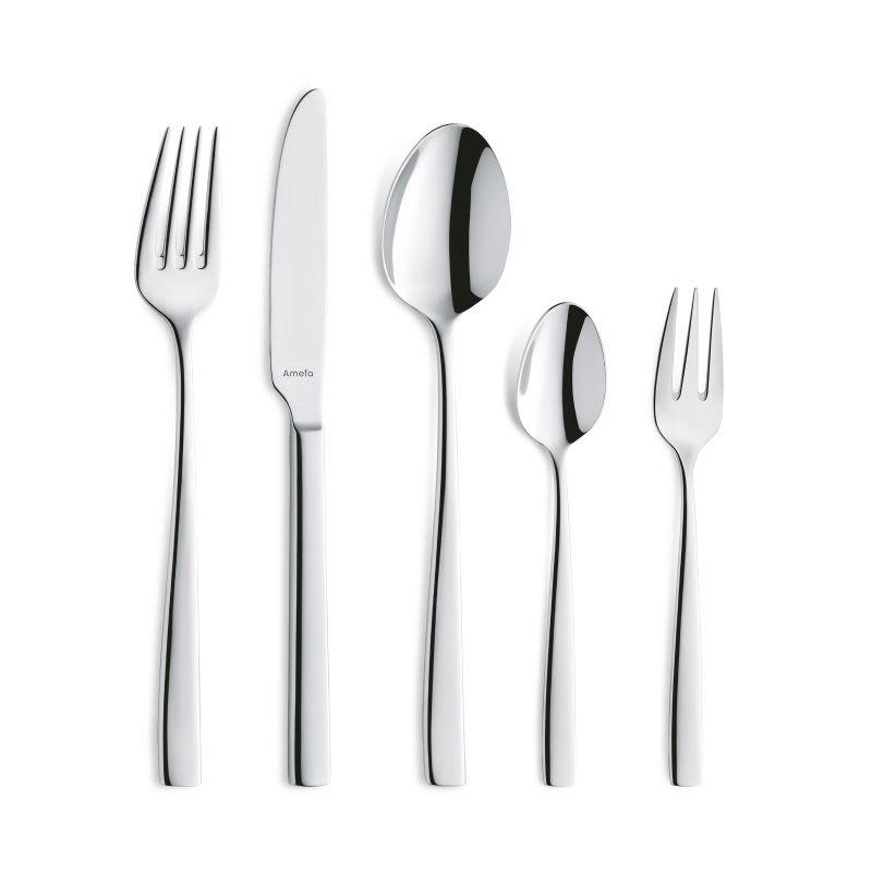 MAESTRO - Ménagère 30 couverts en Acier Inoxydable