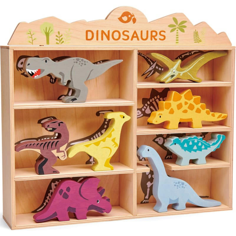 - Set animaux en bois Dinosaures