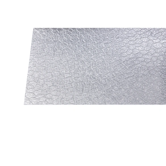Bastelplatte, Stärke: 2,5 mm, transparent, Wabe beidseitig