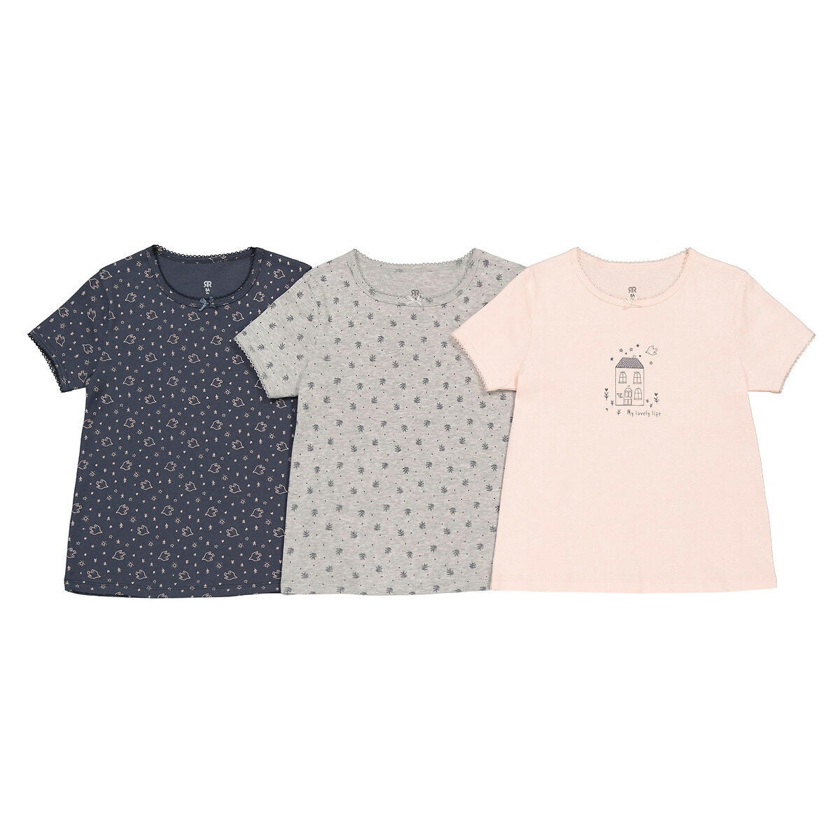 Lot de 3 maillots de corps en côte