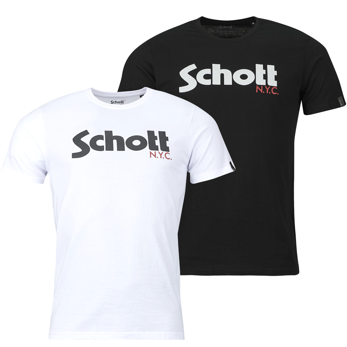 Schott - TS PK  LOGO - Black / White
