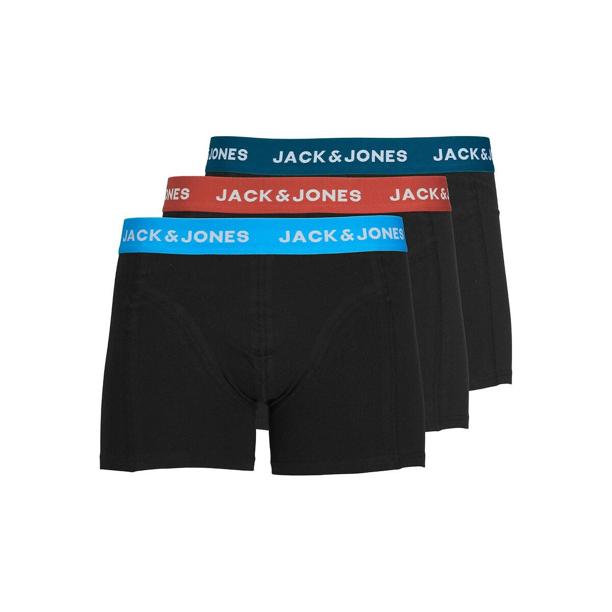 Lot de 3 boxers unis