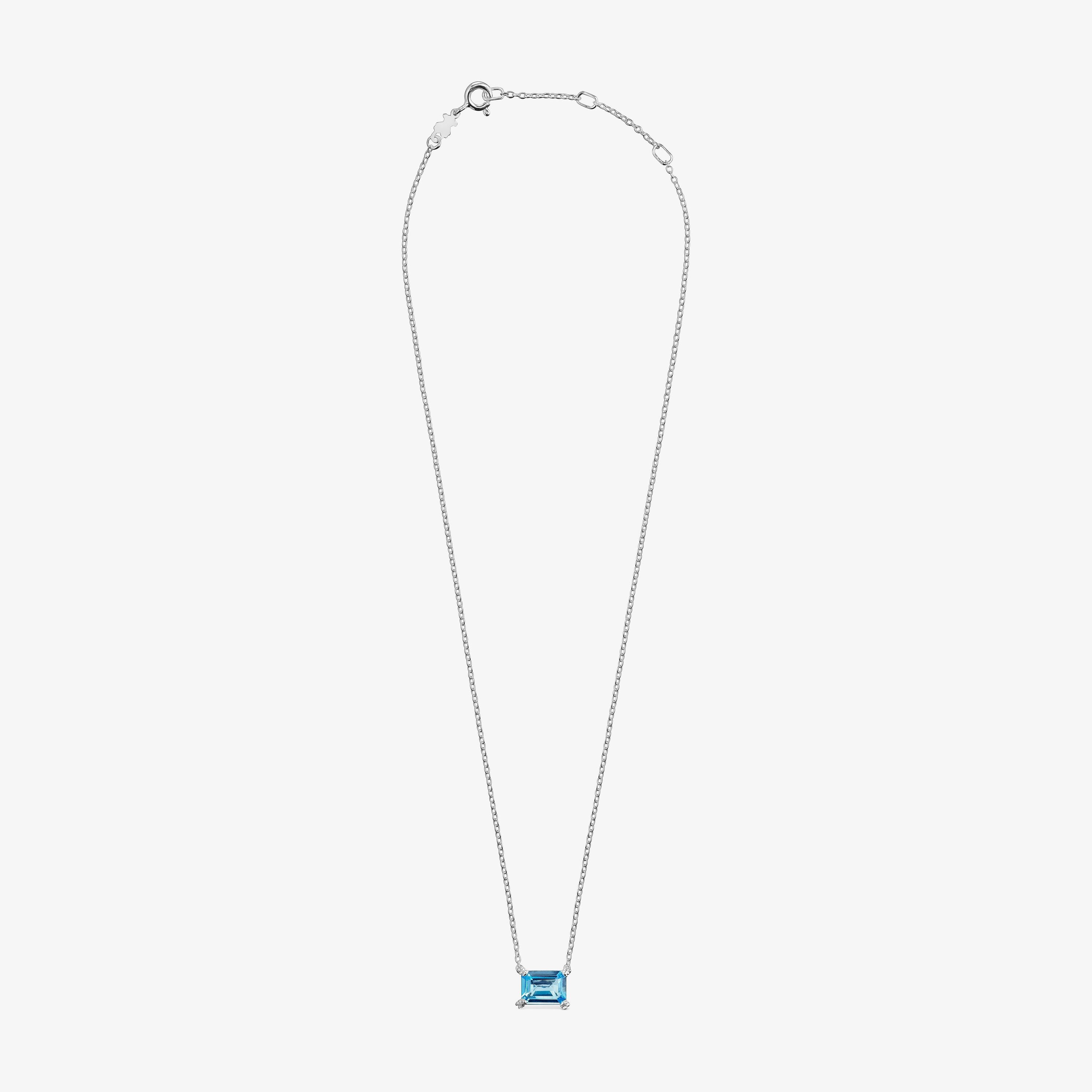 Collar de plata y topacio Color Pills