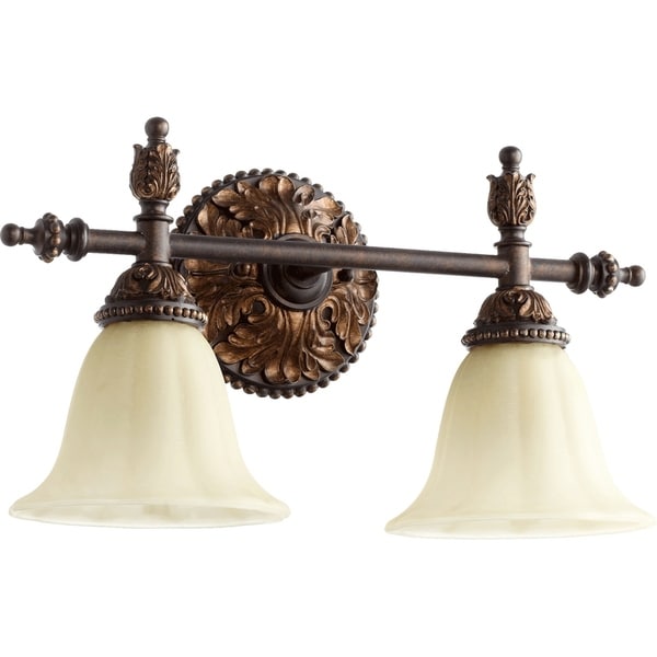 Rio Salado Toasted Sienna and Mystic Silver 2-light Vanity Lighting