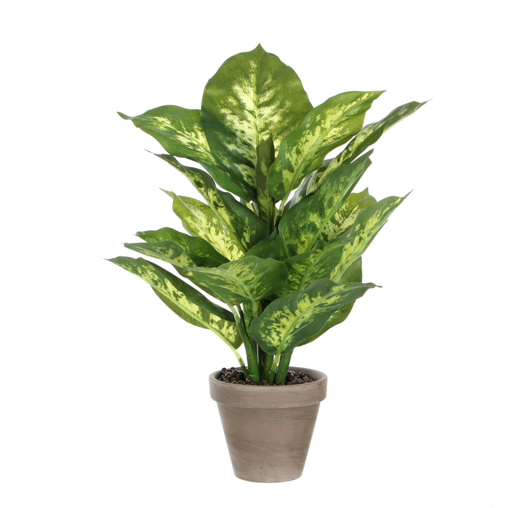 - Dieffenbachia artificielle vert en pot H40