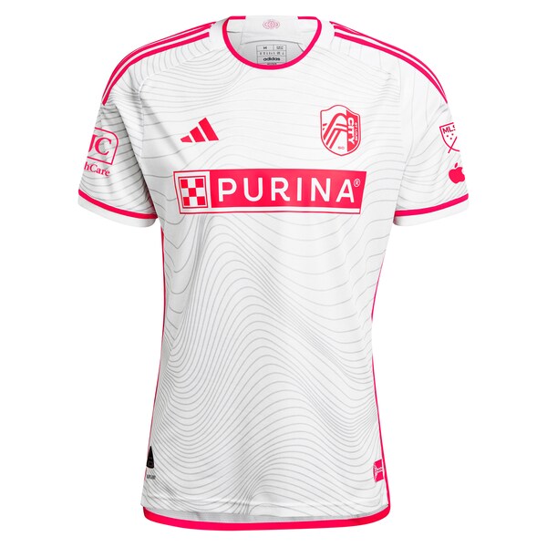 Marcel Hartel St. Louis City SC adidas 2024 The Confluence Kit Authentic Player Jersey - White