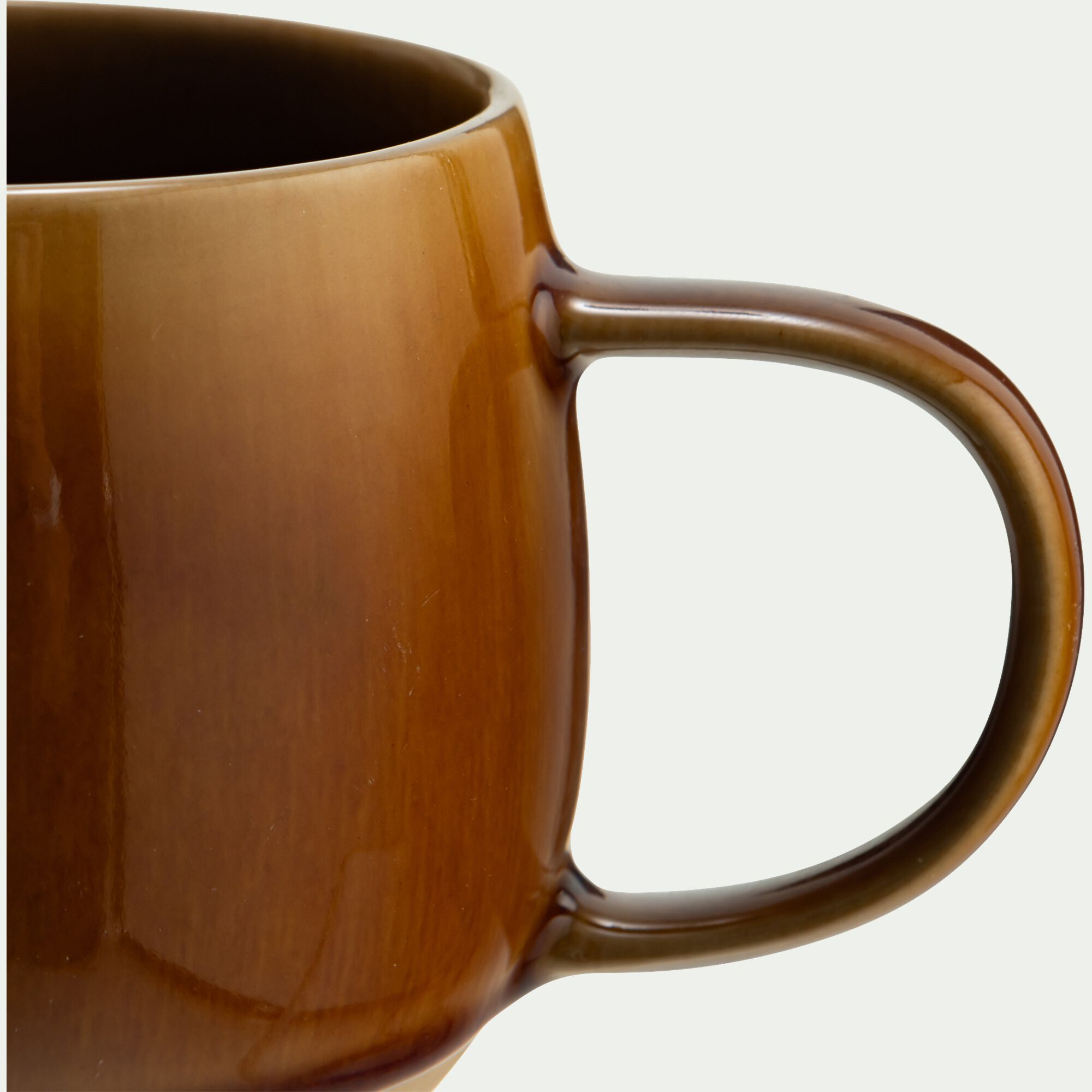 ERI - Mug avec anse en grès 47cl - brun rustrel