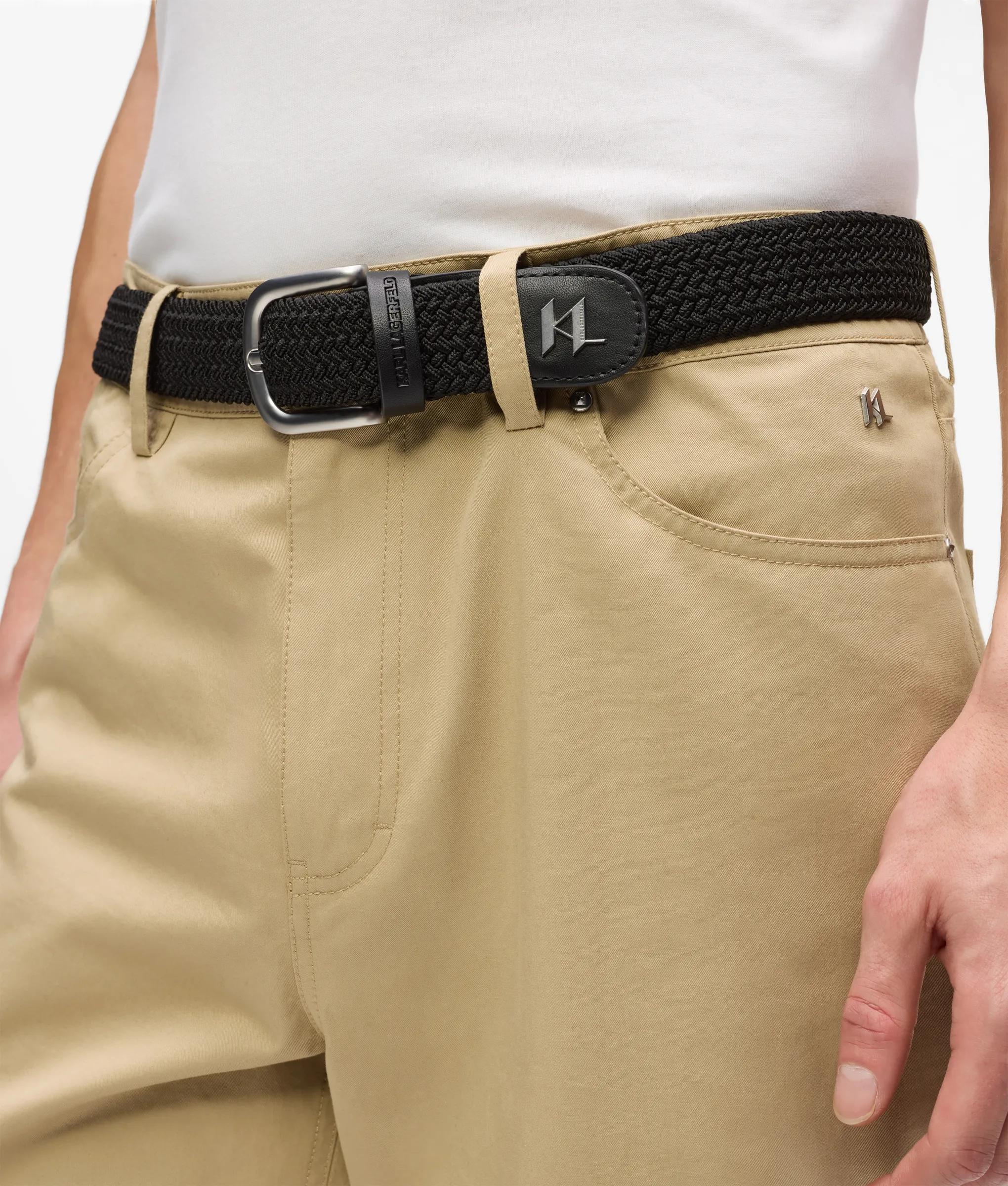 Ceinture tissée avec monogramme