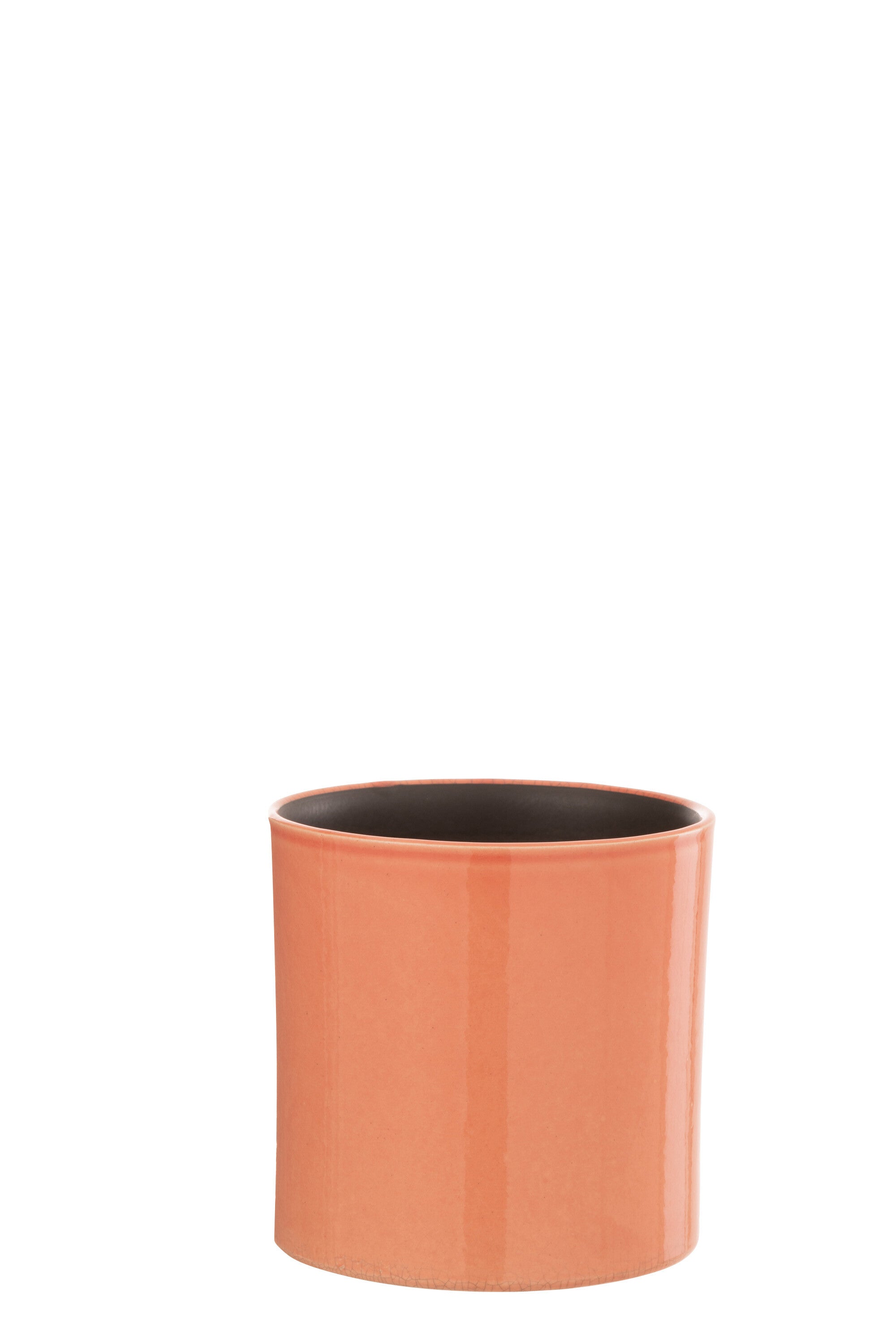 J-Line bloempot Flek - keramiek - roze - extra small - Ø 14.5 cm