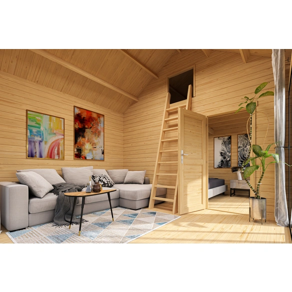 Gartenhaus »Murano«, BxHxT: 595 x 364, 8 x 445, 5 cm (Außenmaß inkl. Dachüberstand)