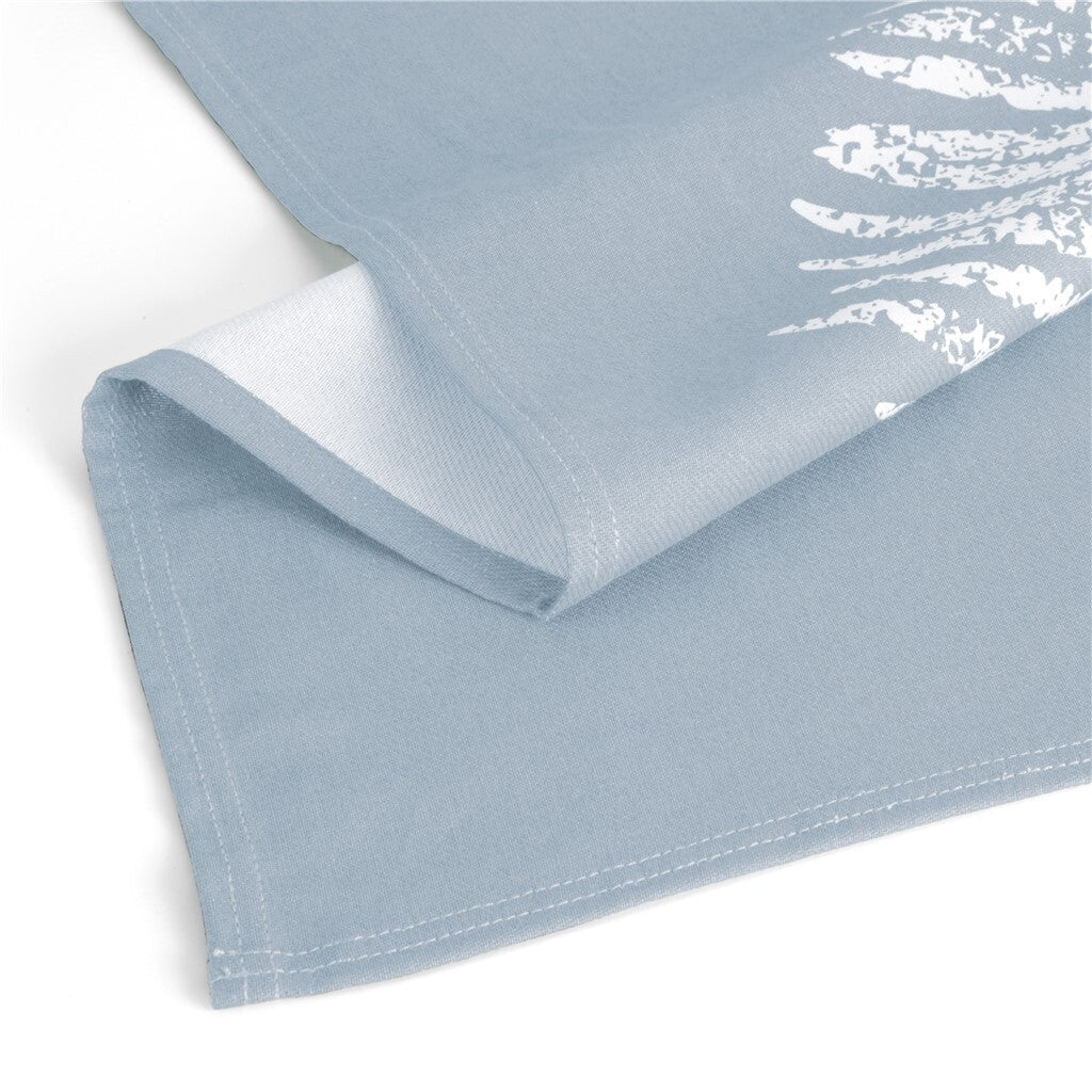 Walra - Theedoek Dry with Leaves - 50x70 - Jeans Blauw