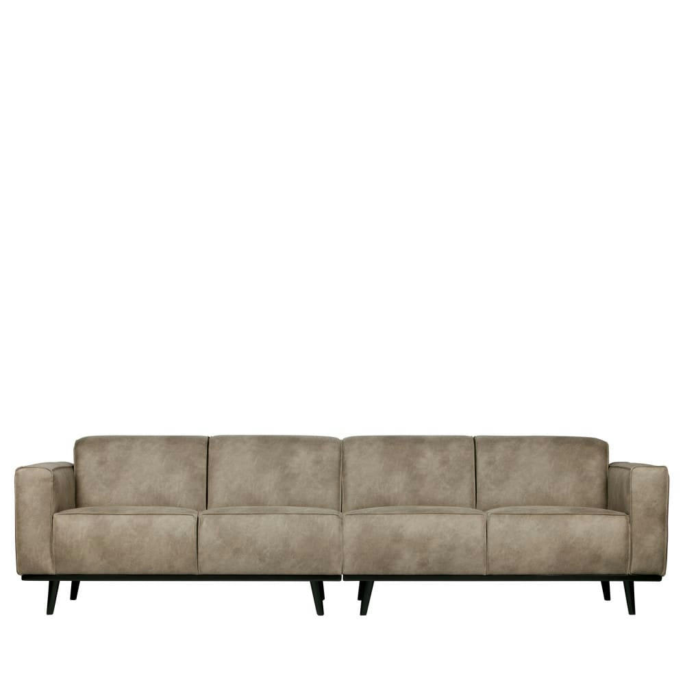 STATEMENT - Canapé 4 places en Elephant Skin gris