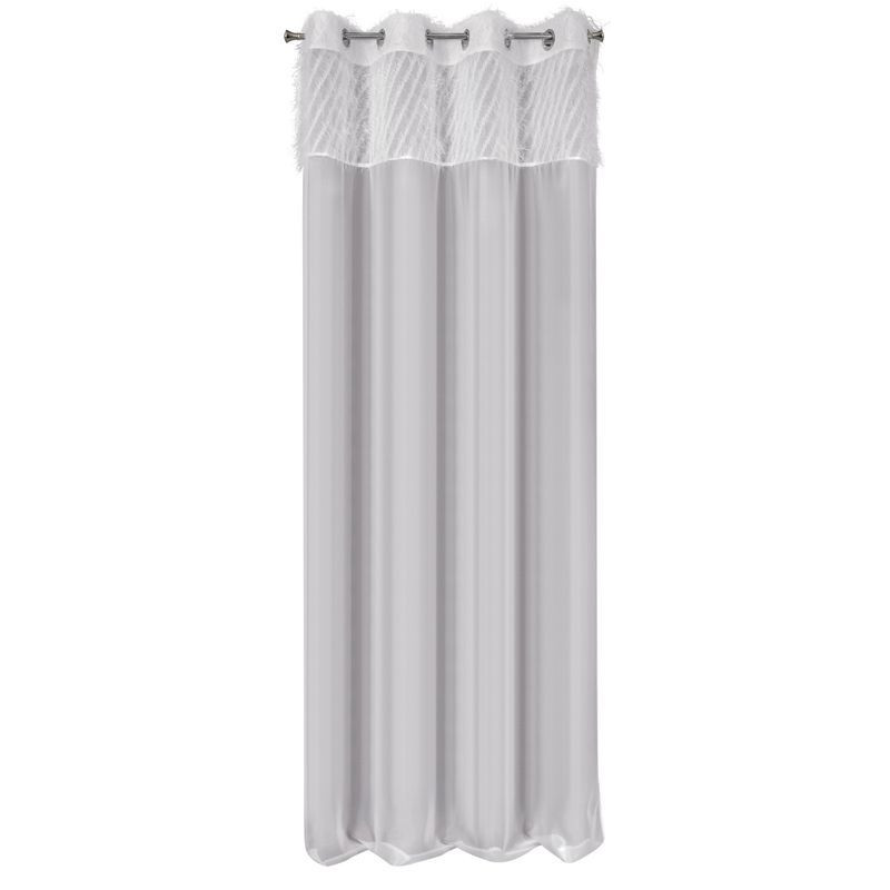 Zasłona na przelotkach AMIRA 140x250 srebrna