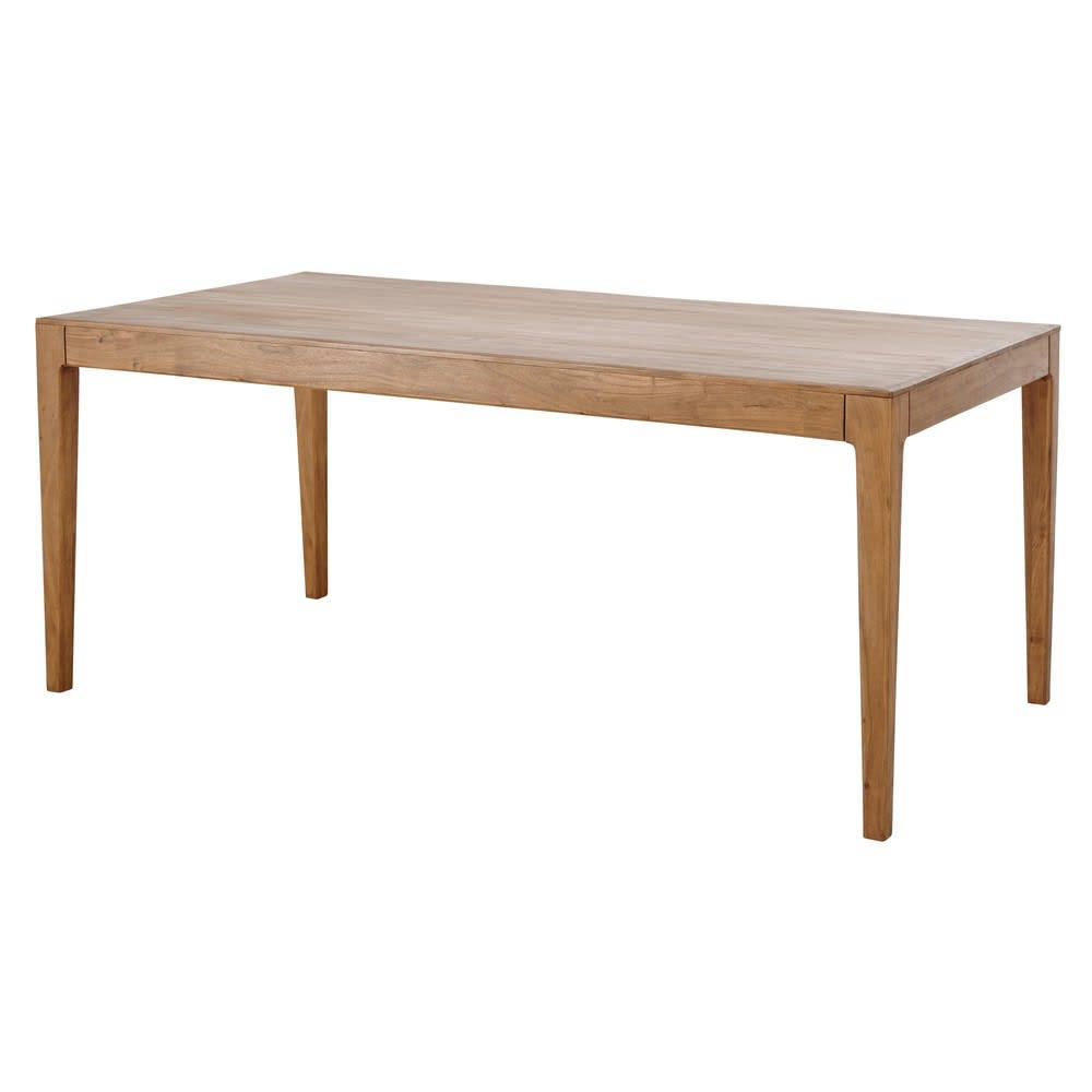Malmo - Table à manger vintage 6/8 personnes en acacia L180