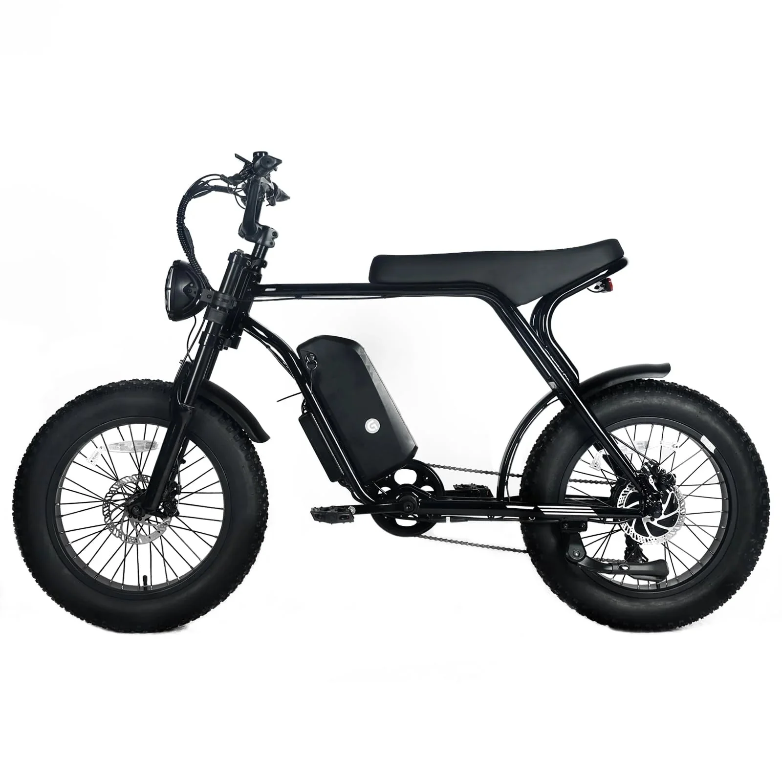 Electric Mountain Bike for Adults | 20 x 4.0 Fat Tires, 1000W Motor, 48V 20Ah Removable Battery, Max Speed 45MPH, Shi Mano 7-Speed for Off-Road Adventures(Black/1000W)