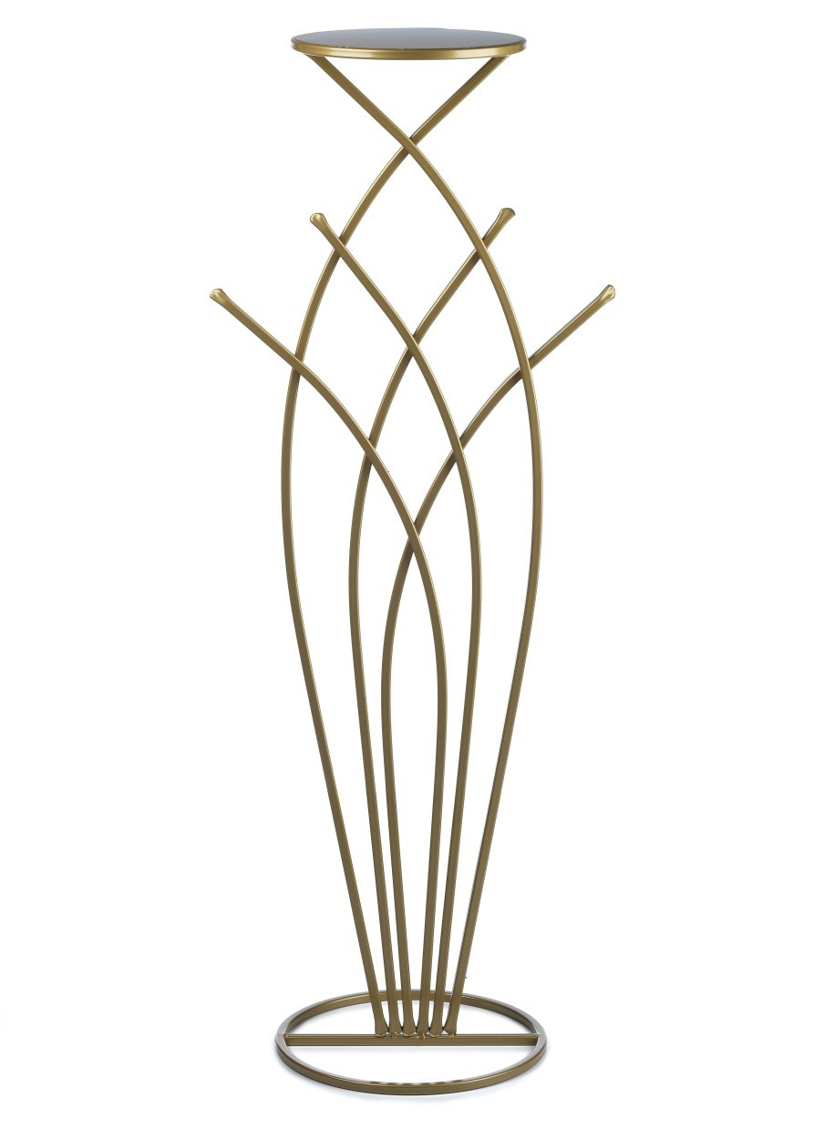 Kwietnik nowoczesny stojak złoty 100 cm GLAM