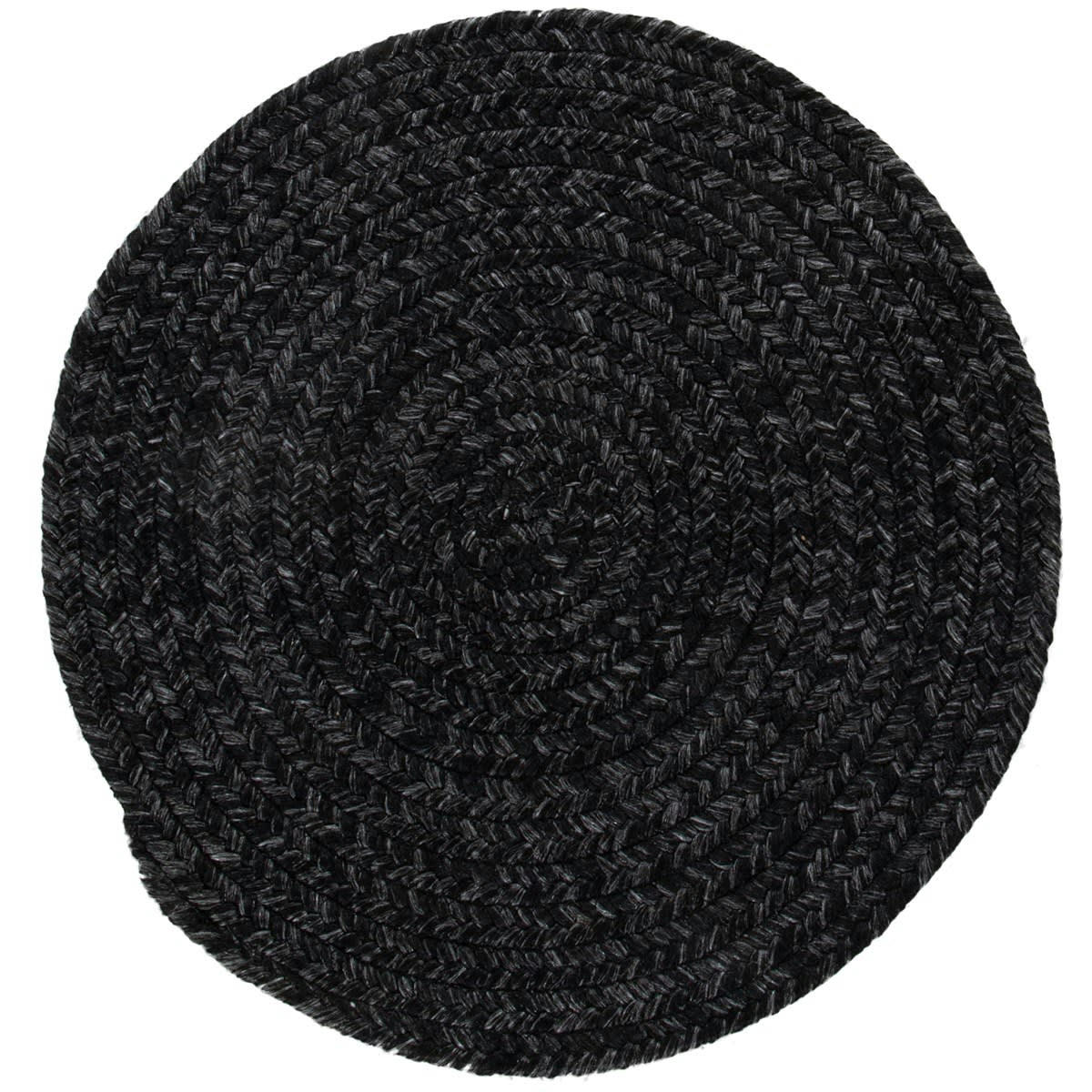 JUTY - Tapis de salon en Polypropylène Gris anthracite 60x120 cm