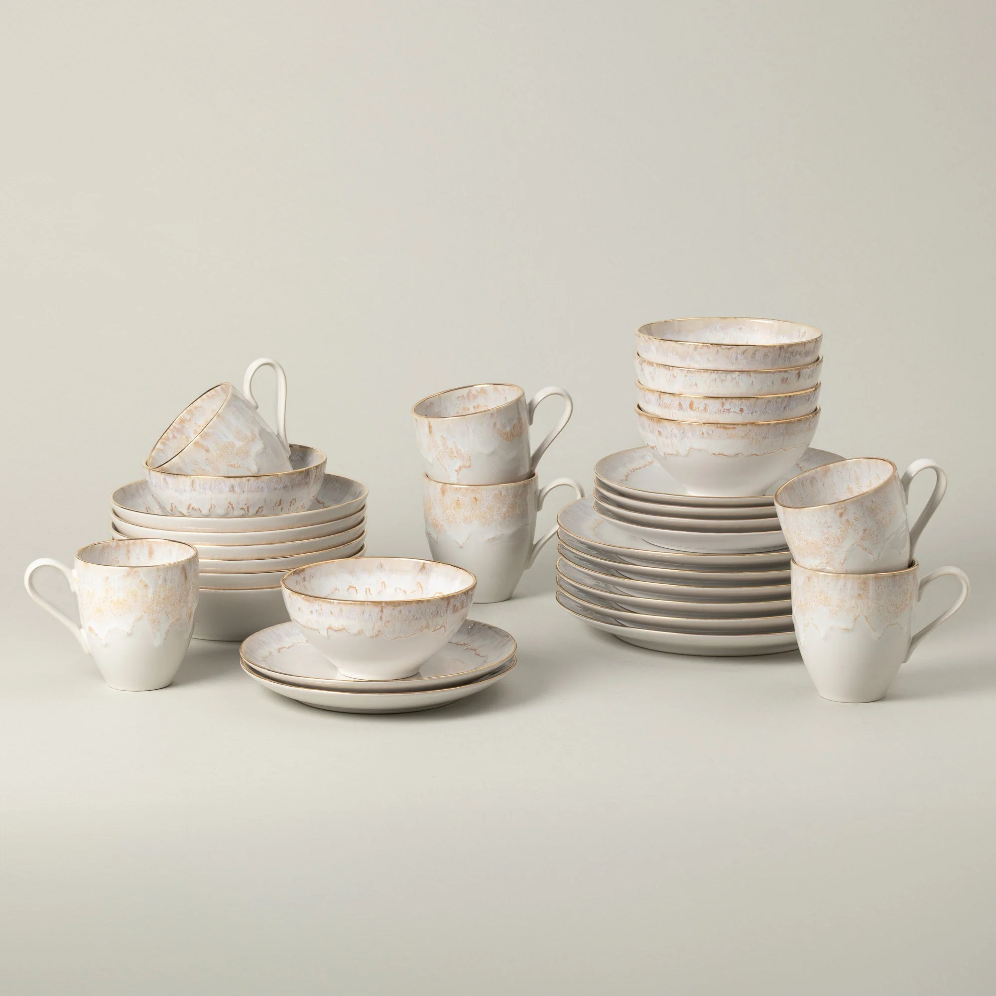 30-Piece Dinnerware Set with Mug Taormina, Casafina by COSTA NOVA