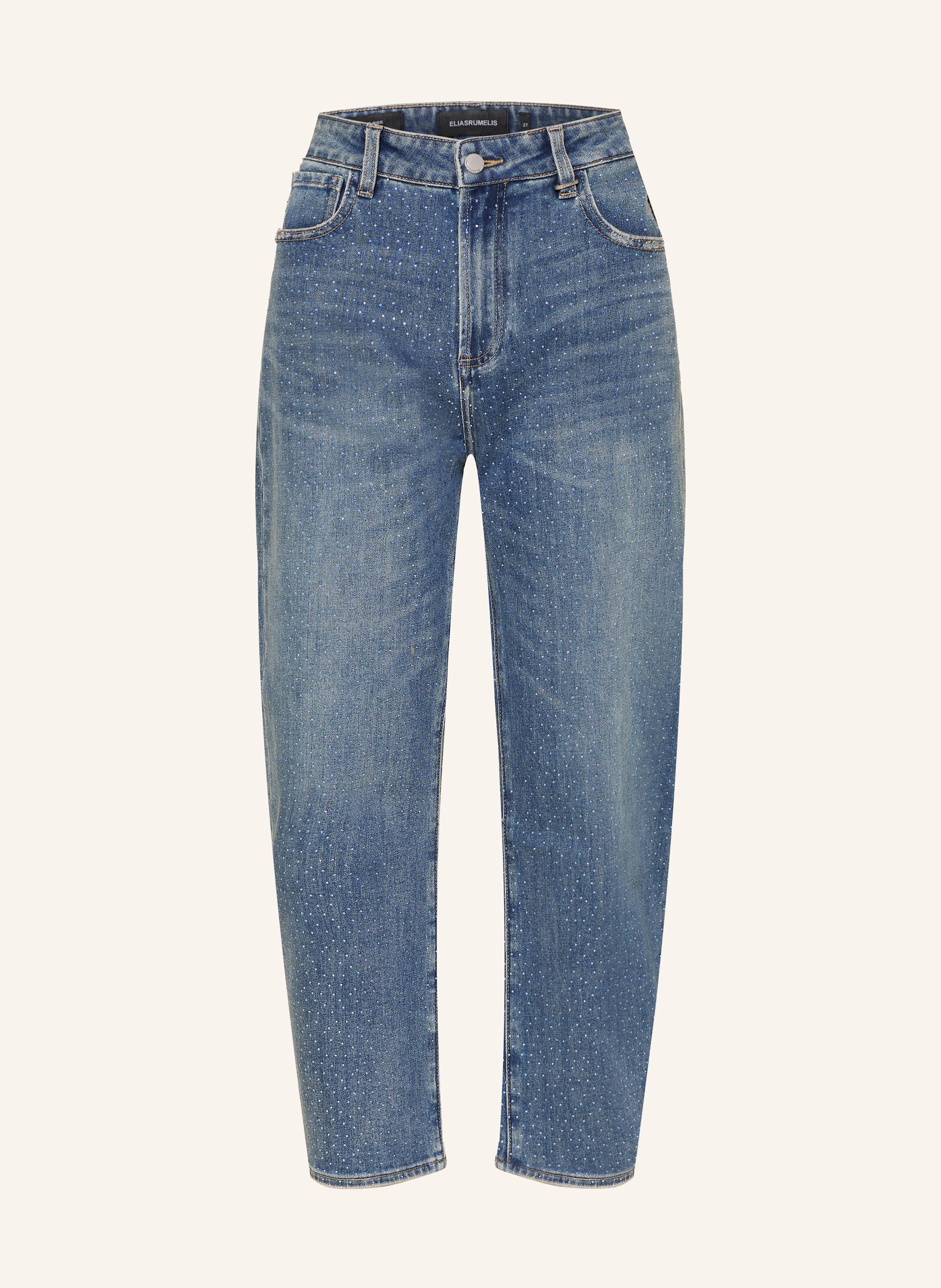 ELIAS RUMELIS Barrel Jeans YOANA SPARKLE mit Schmucksteinen