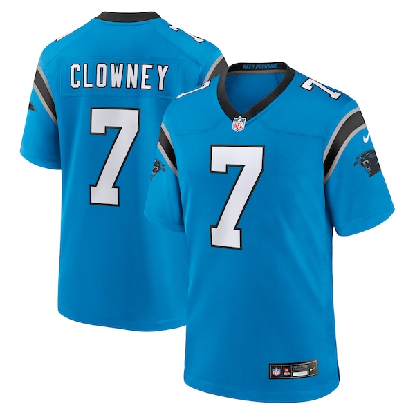 Jadeveon Clowney Carolina Panthers Nike  Alternate Game Jersey -  Blue/Black